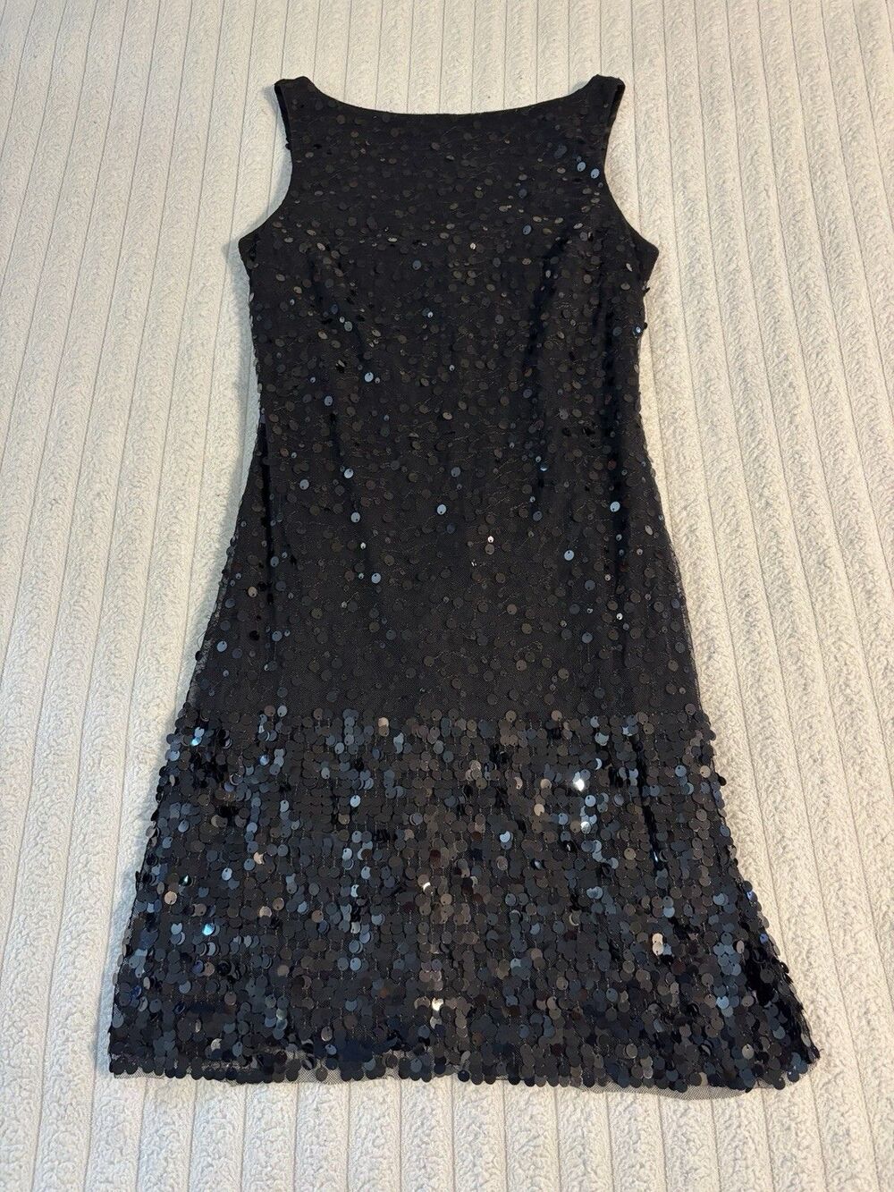 Kenneth Cole New York Black Sequin Sleeveless Dress Size 4